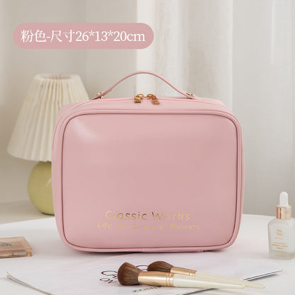 Cosmetic bag large capacity, large makeup bag,Travel makeup bag,Makeup bag organizers,Cosmetics storage bag, -dropshippingabc.com