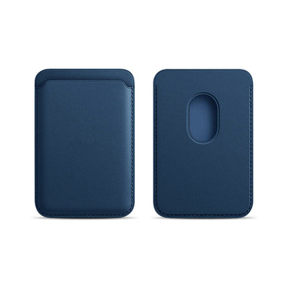 Applicable to Apple 15Magsafe magnetic card bag iPhone mobile phone card bag card holder PU magnetic suction -dropshippingabc.com