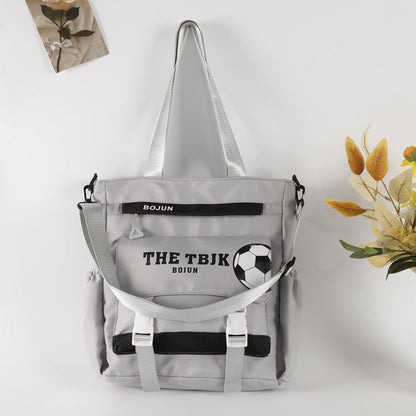 Cute Large Capacity Tote Bag for High School Students - Versatile Shoulder Tote Bag -dropshippingabc.com