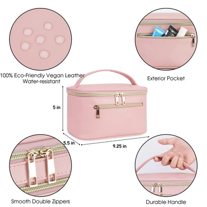 Large Capacity Waterproof Toiletry Bag - Travel Toiletries Set & Makeup Organizer with Compartments -dropshippingabc.com