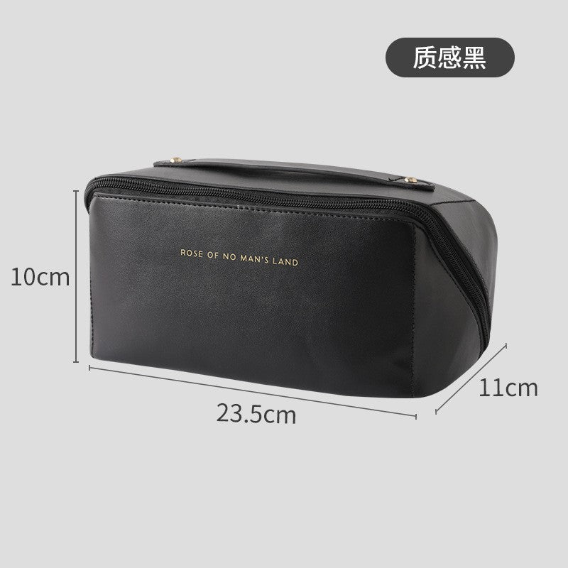 Stylish Large Capacity Makeup Bag for Women - Versatile Travel Toiletry Organizer with Compartments -dropshippingabc.com