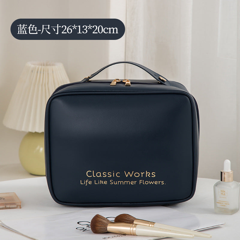 Cosmetic bag large capacity, large makeup bag,Travel makeup bag,Makeup bag organizers,Cosmetics storage bag, -dropshippingabc.com