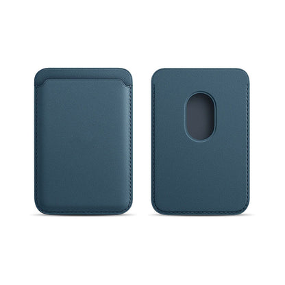 Applicable to Apple 15Magsafe magnetic card bag iPhone mobile phone card bag card holder PU magnetic suction -dropshippingabc.com