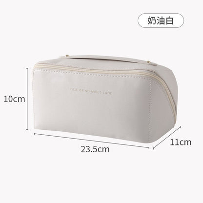 Stylish Large Capacity Makeup Bag for Women - Versatile Travel Toiletry Organizer with Compartments -dropshippingabc.com