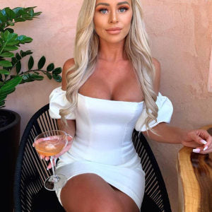 Women's Sexy Tube Sleeveless Bodycon Satin Suspender Mini Dress - Sexy Backless Wrap Cocktail Party Dress -dropshippingabc.com