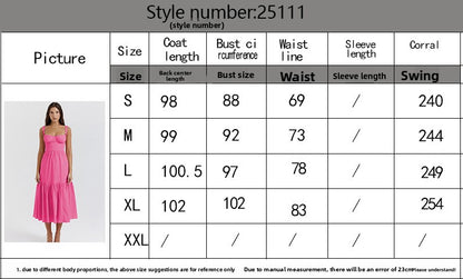 Sweet and spicy wind suspender solid color A pendulum floral dress women -dropshippingabc.com