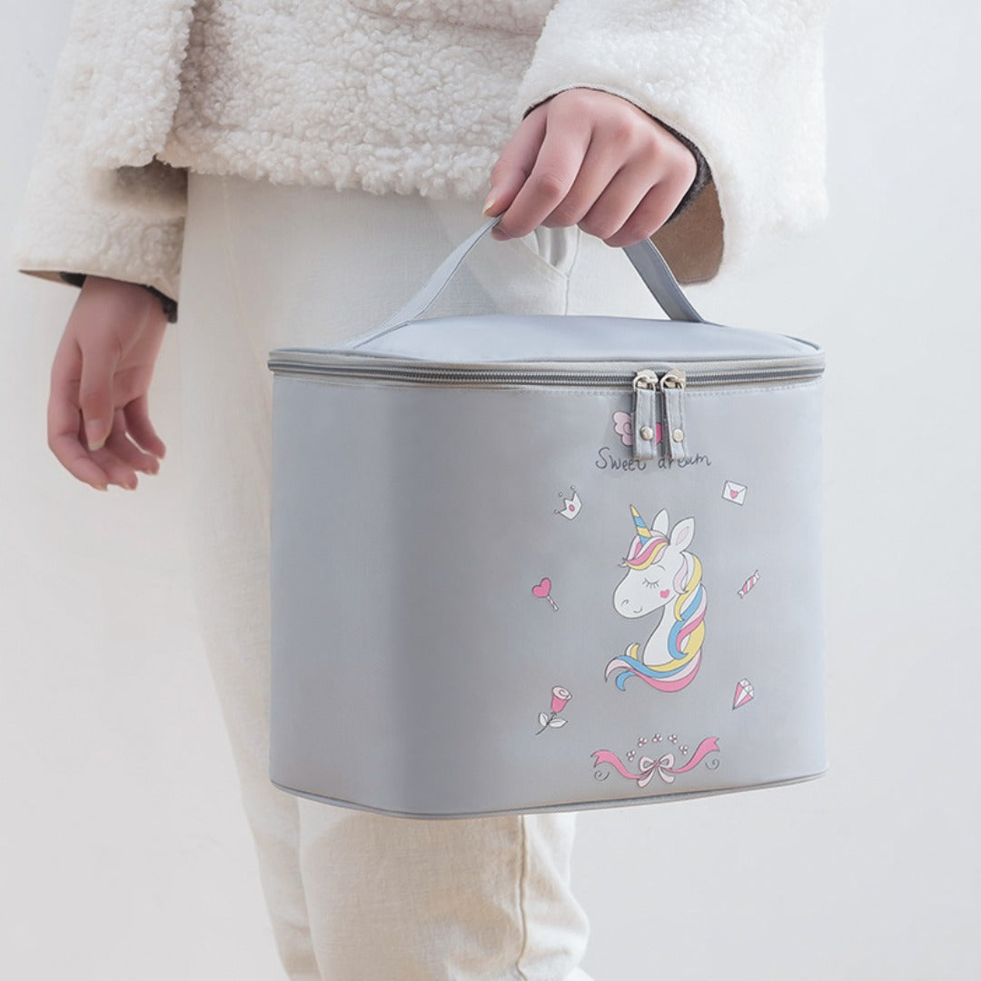 Large Capacity Waterproof Cosmetic Bag - Foldable Travel Toilet Bag & Makeup Organizer for Women -dropshippingabc.com