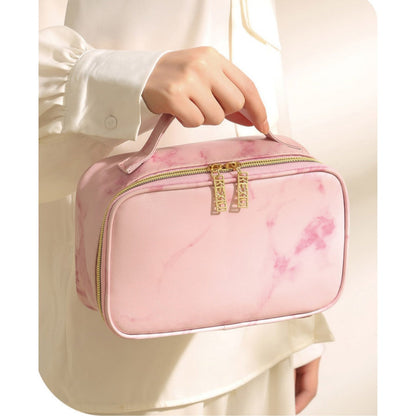 Large Makeup Bag for Women - Travel Cosmetic Organizer with Large Capacity, Portable Storage Case -dropshippingabc.com