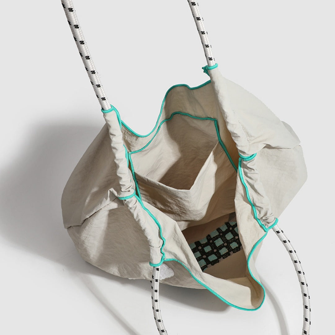 Embroidered Dog Pattern Hobo Bag - Large Capacity Nylon Shoulder Bag for Women Commuters -dropshippingabc.com