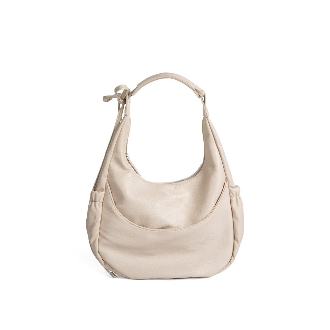 Large Capacity Black Hobo Bag for Women - Versatile Shoulder Hobo Bag -dropshippingabc.com