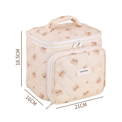 Multifunctional Cosmetic Bag - Partition Storage & Travel Portable Toilet Bag with Compartments -dropshippingabc.com