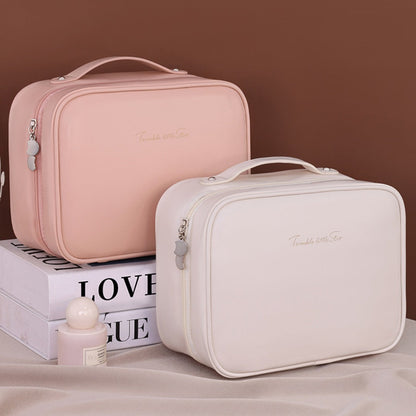 Multifunctional Cosmetic Bag - Large Capacity Waterproof Makeup Organizer with Compartments -dropshippingabc.com