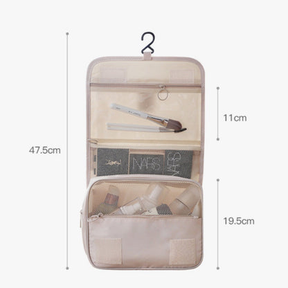 Travel Waterproof Makeup Bag with Hook - Large Capacity Portable Wash Bag & Toiletry Organizer -dropshippingabc.com