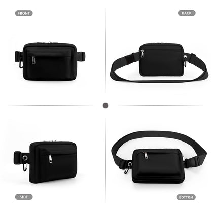 Nylon Chest Bag – Outdoor Sports Running Fanny Pack & Crossbody Belt Purse for Men & Women – Lightweight, Durable, and Stylish -dropshippingabc.com