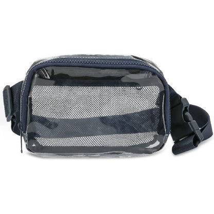 Waterproof Square Fanny Pack - Transparent Small Crossbody Belt Bag with Adjustable Strap, Stadium Approved -dropshippingabc.com