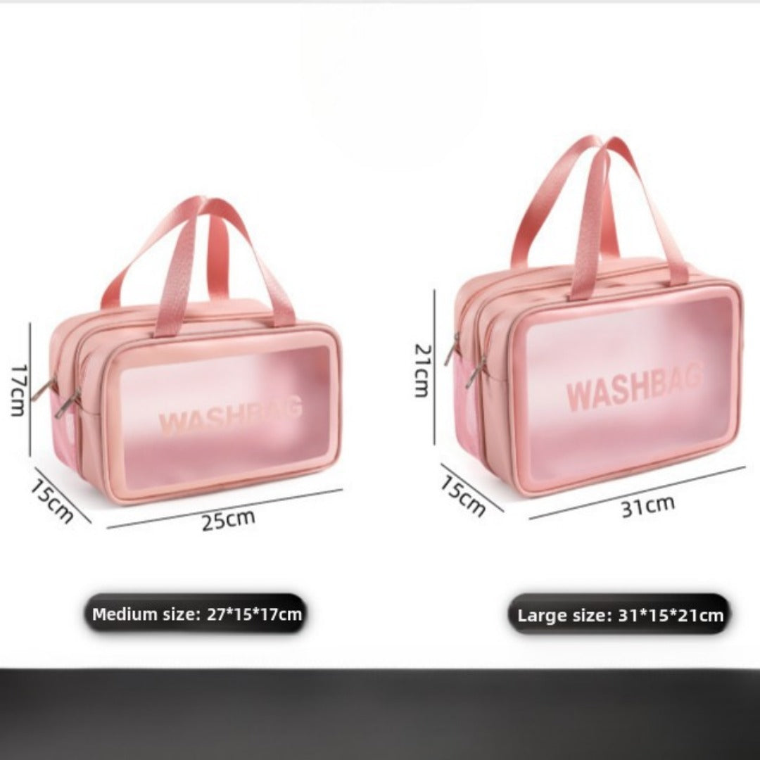 Premium Wet-Dry Makeup Bag - Large Capacity Cosmetic & Swimsuit Storage Organizer for Beach Travel -dropshippingabc.com