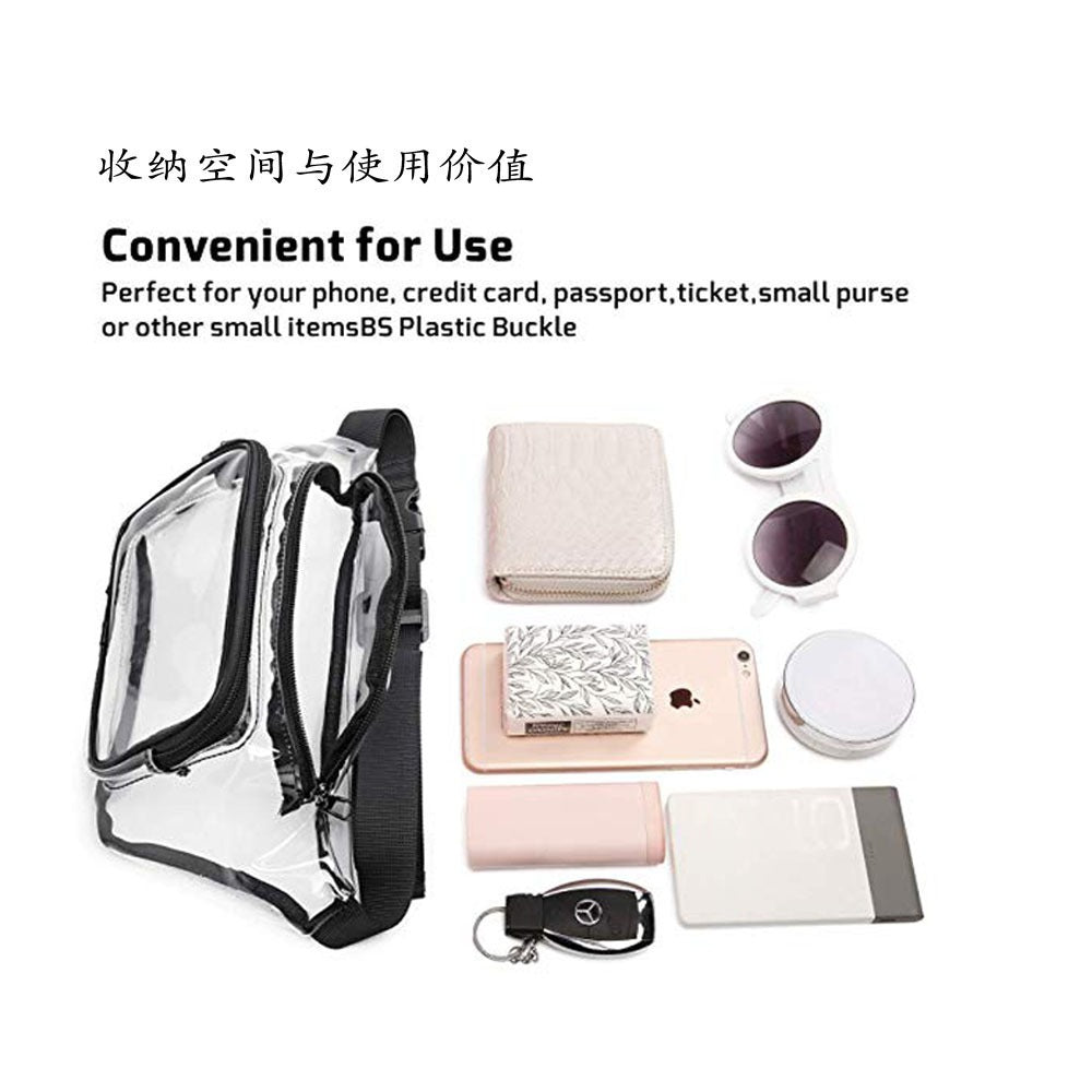 PVC Transparent Belt Fanny Bag - Premium Waterproof Sports Fanny Pack for Outdoor Activities & Rafting -dropshippingabc.com