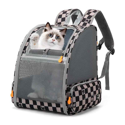 Stylish Pet Bag - Premium Pet Backpack Portable with Breathable Mesh for Hiking, Perfect Cat Backpack for Everyday Adventures