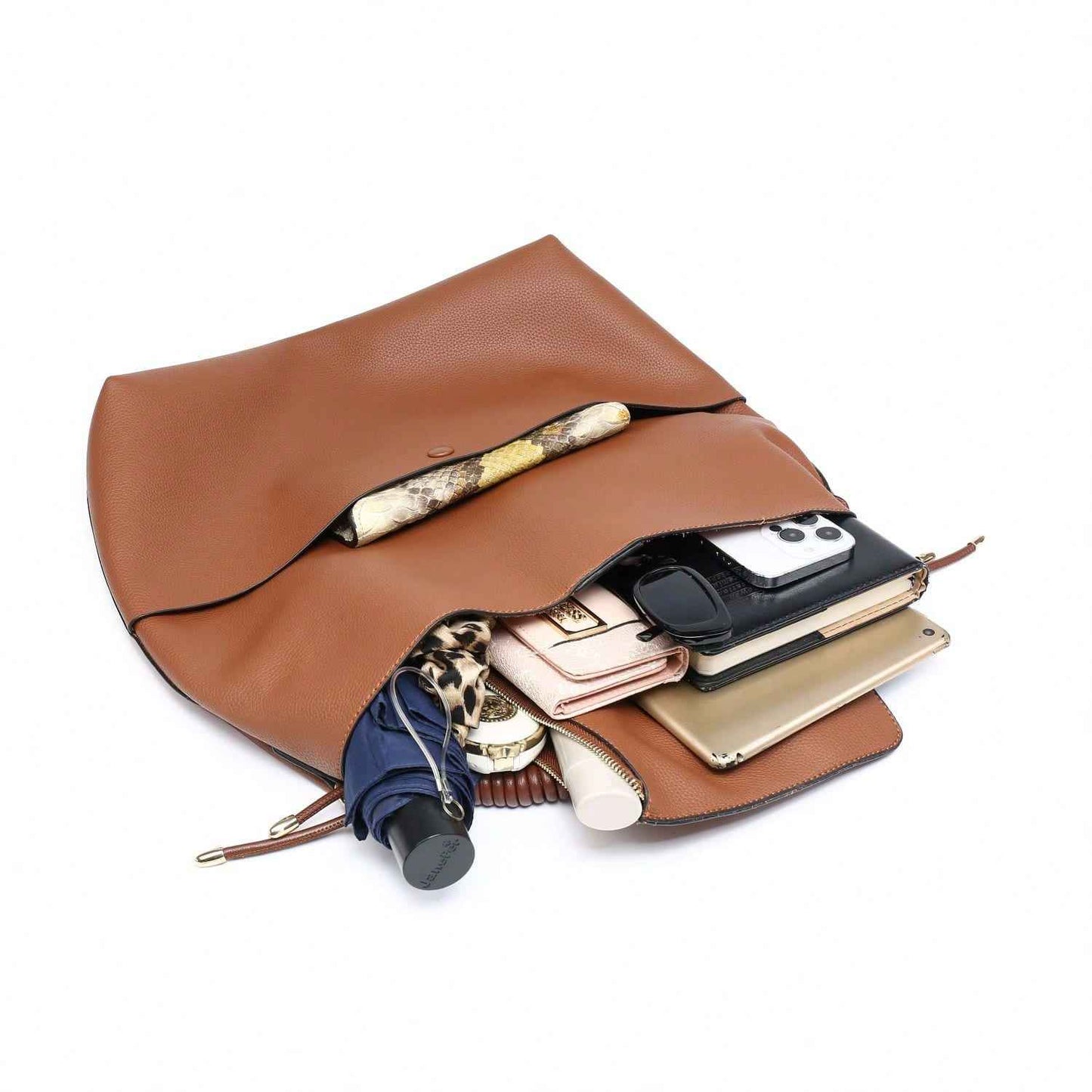 shomico Soft Material Women's Hobo Purse – Lightweight, Large Capacity Shoulder Bag With Detachable Extra Pouch