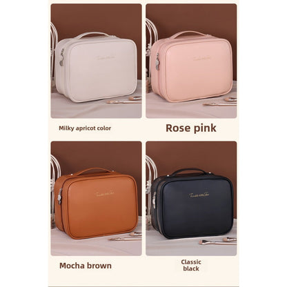 Multifunctional Cosmetic Bag - Large Capacity Waterproof Makeup Organizer with Compartments -dropshippingabc.com