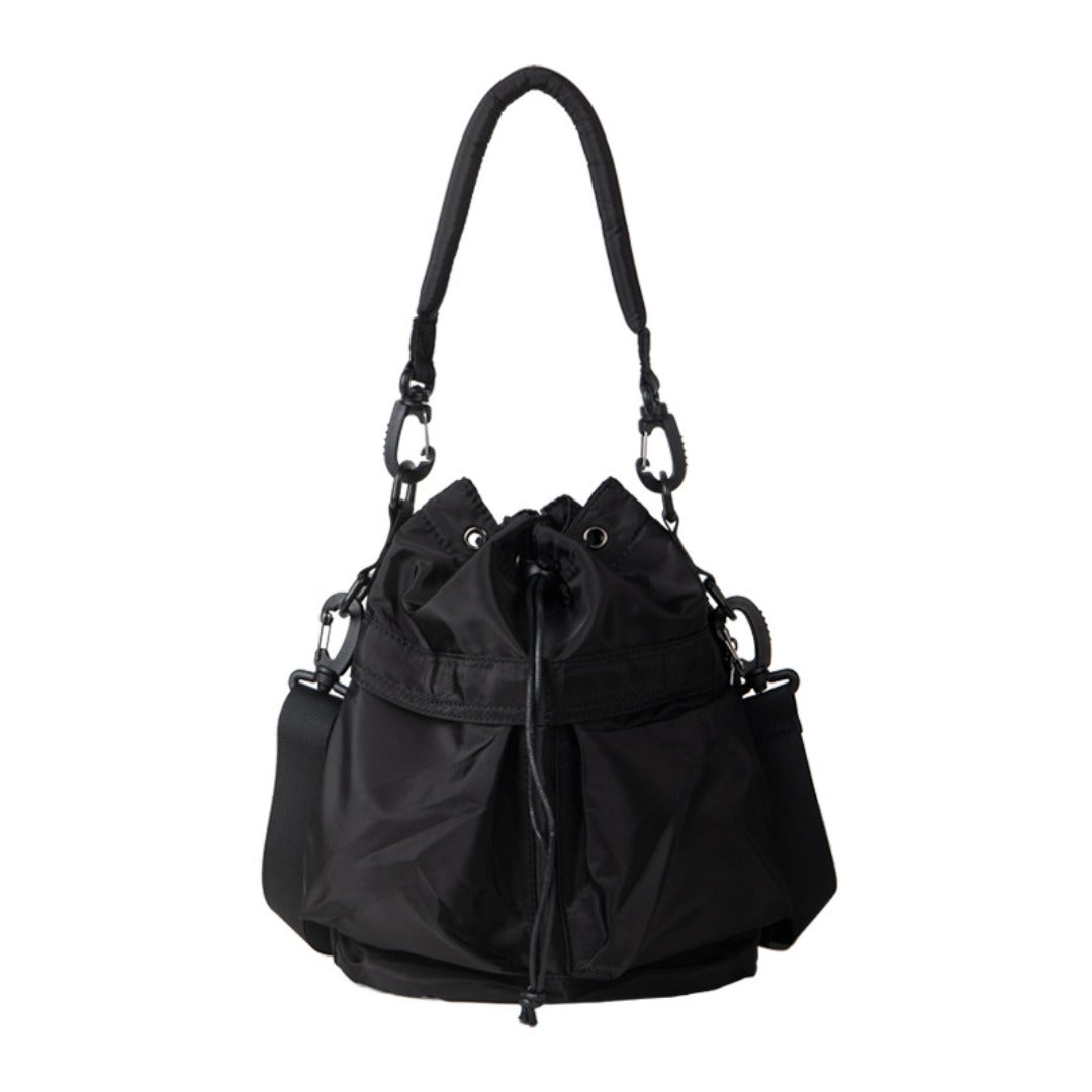 Oxford Cloth Pleated Shoulder Bag - Women's Large Capacity Bucket Hobo Bag for Leisure & Commute -dropshippingabc.com