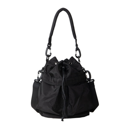 Oxford Cloth Pleated Shoulder Bag - Women's Large Capacity Bucket Hobo Bag for Leisure & Commute -dropshippingabc.com