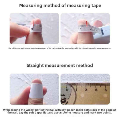 1021-Handmade press on nails fake nails removable Handmade Drawing Nails