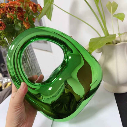 Small Cute Acrylic Clutch Purse - Versatile Chain Strap Evening Bag for Party & Dinner