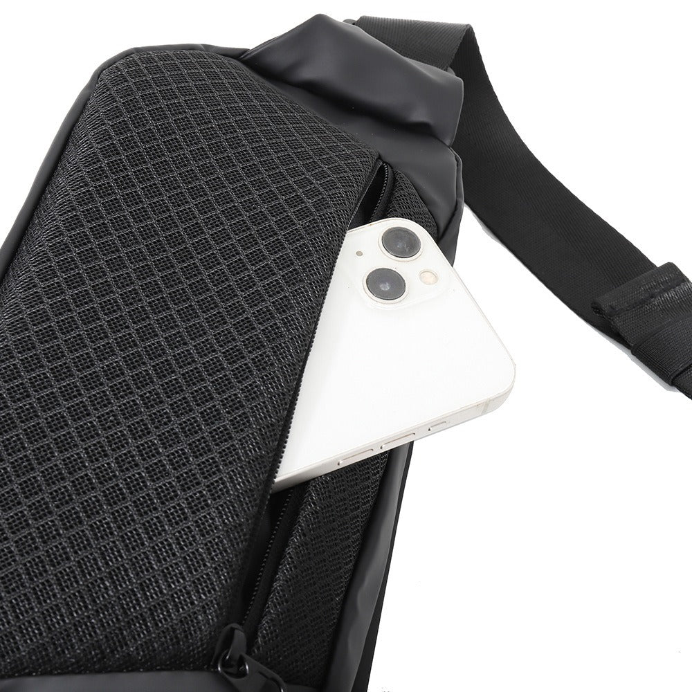 Men's Sports Fanny Pack – Casual Shoulder Bag, Cycling Breast Bag, Waterproof Chest Purse, Crossbody Waist Bag, Fanny Pack for Men -dropshippingabc.com