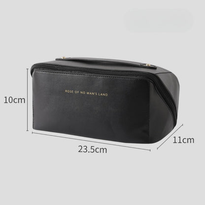 Stylish Large Capacity Makeup Bag for Women - Versatile Travel Toiletry Organizer with Compartments -dropshippingabc.com