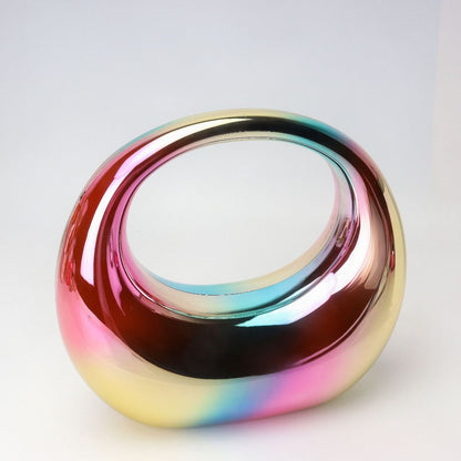 Acrylic Evening Clutch Purse - Gold & Silver Wedding Prom Bag with Chain, Stylish Makeup Clutch Box for Parties -dropshippingabc.com