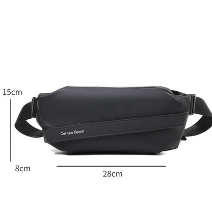 Men's Sports Fanny Pack – Casual Shoulder Bag, Cycling Breast Bag, Waterproof Chest Purse, Crossbody Waist Bag, Fanny Pack for Men -dropshippingabc.com