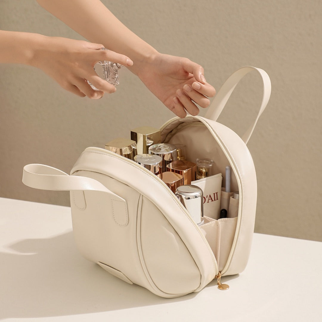 Tote Style Makeup Bag - Waterproof Large Capacity Travel Toiletry Organizer & Skincare Storage -dropshippingabc.com