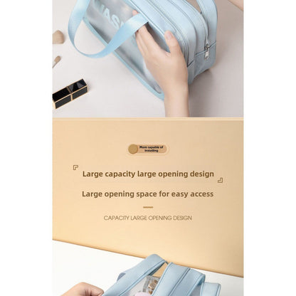 Premium Wet-Dry Makeup Bag - Large Capacity Cosmetic & Swimsuit Storage Organizer for Beach Travel -dropshippingabc.com