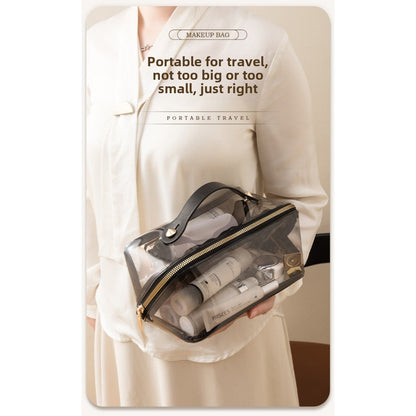 Waterproof PVC Cosmetic Bag - Large Capacity Multi-Functional Travel Makeup Organizer & Wash Bag -dropshippingabc.com