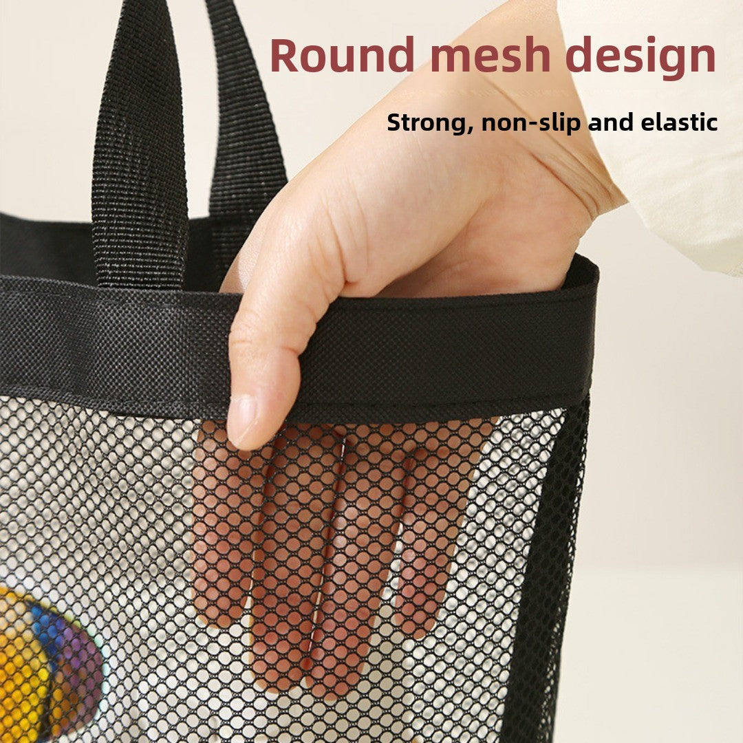 Large Capacity Mesh Shower Tote Bag - Portable Foldable Beach & Travel Bag for Wet and Dry Storage -dropshippingabc.com