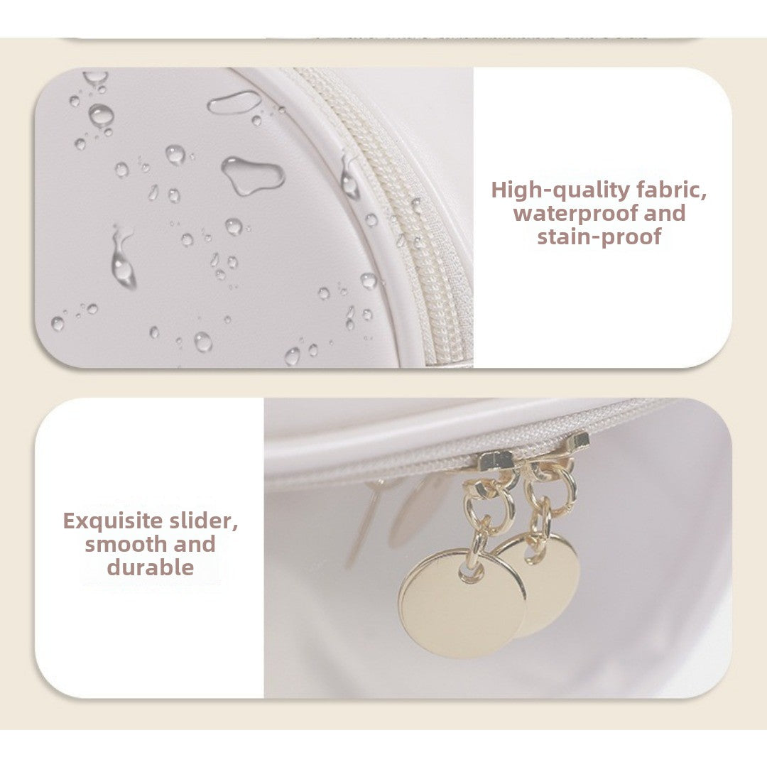 Visible Transparent Makeup Bag - Large Capacity Waterproof Toiletry Bag for Travel & Portable Storage -dropshippingabc.com