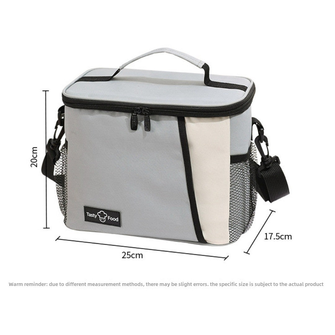 Outdoor Picnic Bag - Lunch Tote with Crossbody Strap & Shoulder Ice Bag for Thermal Insulation -dropshippingabc.com